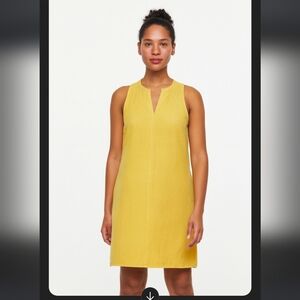 'S Max Mara Yellow Sleeveless Tunic  Dress - 8